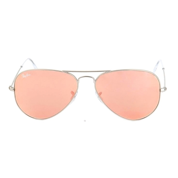 Ray-Ban (Store Display) Aviator Reflective Pink Lenses RB3025 Mirror - Picture 12 of 12